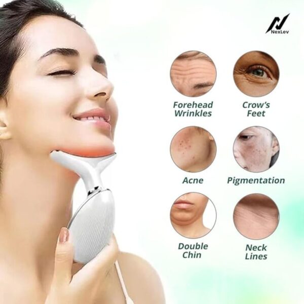 Nexlev Skin Lift Device 7 Color LED 3 Massage Modes Face Sculpting Tool 2 - LXINDIA.COM