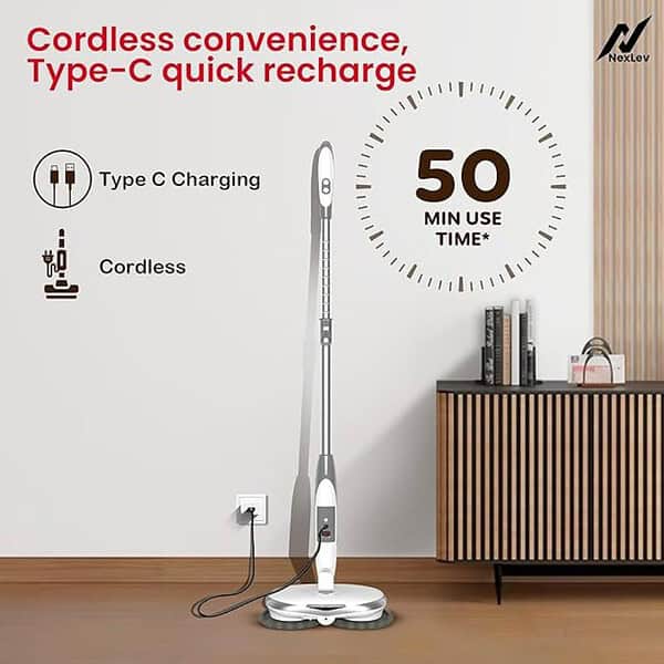 Nexlev Steam Mop Swipe Handheld Floor and Carpet Steam Cleaner2 - LXINDIA.COM