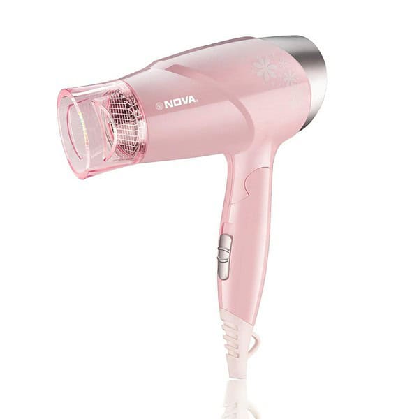 Nova NHP 8202 Premium 1400 Watts Hair Dryer for Women Pink - LXINDIA.COM