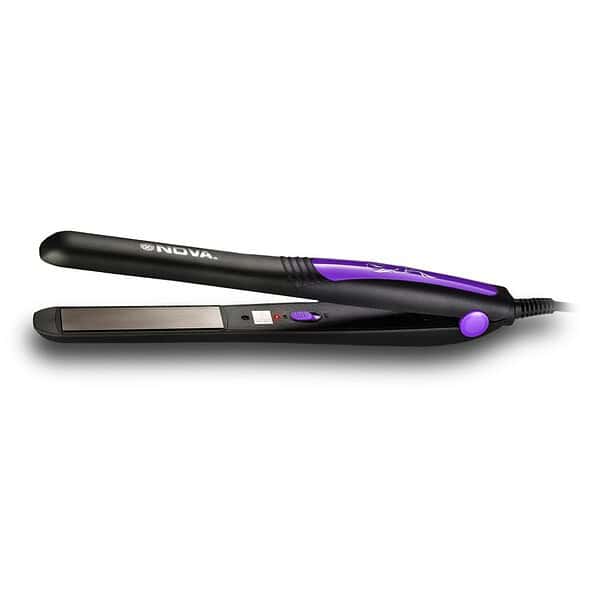 Nova Pro Shine NHS 842 Hair Straightener Purple - LXINDIA.COM