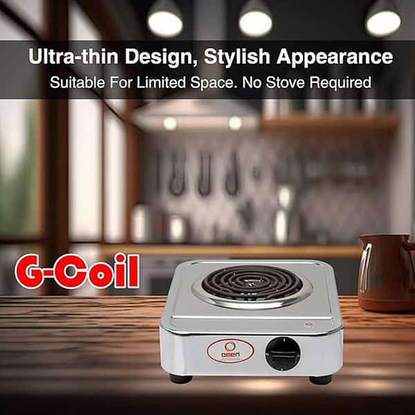 OMEN Om G Coil Radiant Induction Cooktop Electric Stove For Cooking Silver1 - LXINDIA.COM