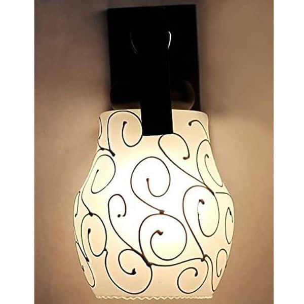 ONECYA Royal Fancy Round Wall Lamp Glass1 - LXINDIA.COM