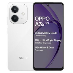 OPPO A3X 5G 4GB RAM 128GB Storage Starlight White 1 - LXINDIA.COM