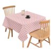 Oasis Home Collection Cotton Print Square Table Cloth Pink Heart - LXINDIA.COM