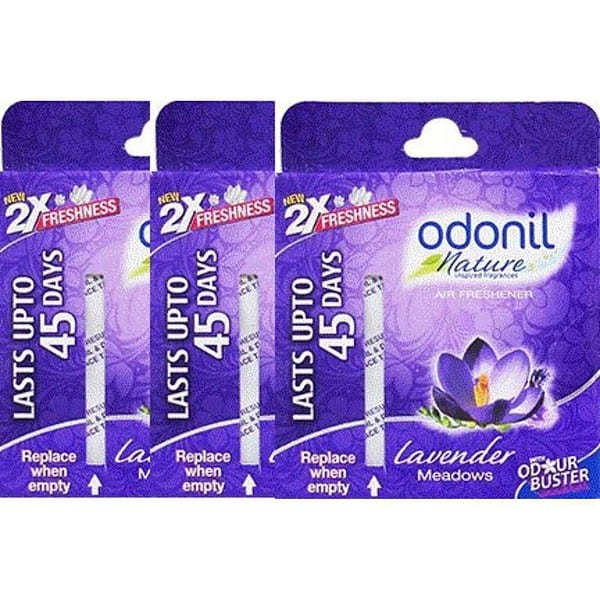 Odonil Air Freshener 75 g Lavender Meadows Pack of 3 - LXINDIA.COM