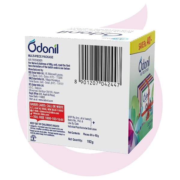 Odonil Bathroom Air Freshner Blocks Mixed Fragrances2 - LXINDIA.COM