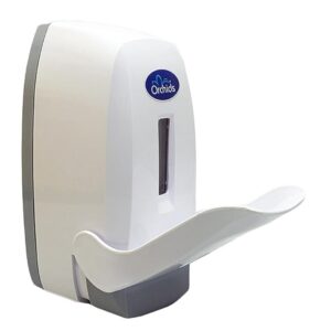 Orchids Elbow Operated Sanitizer Dispenser 500 ml White - LXINDIA.COM