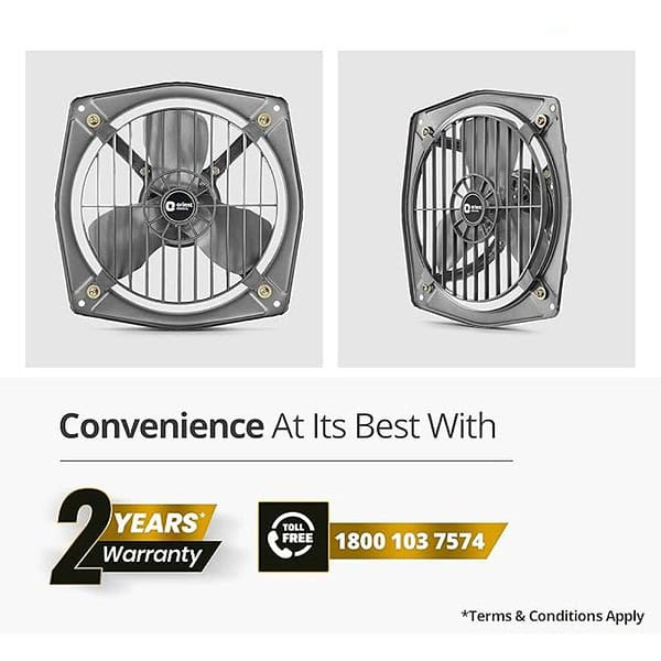 Orient Electric Hill Air 225mm Electric Exhaust Fan Dark Grey 2 - LXINDIA.COM