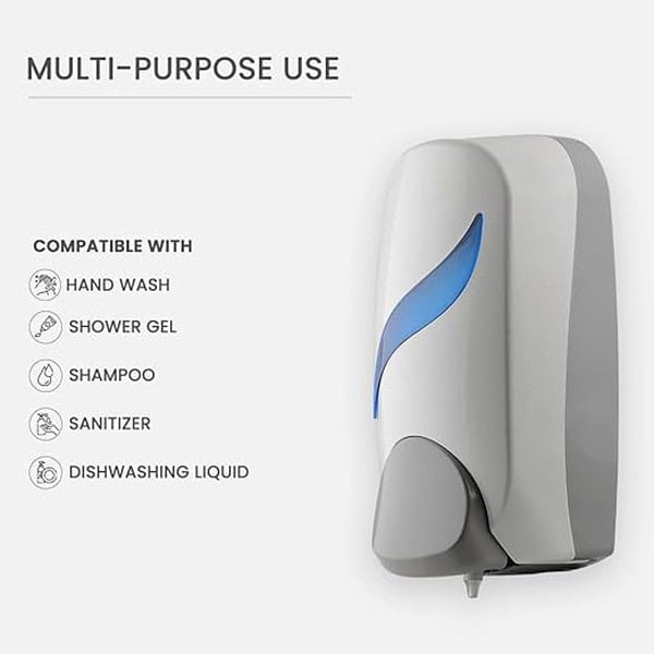 Origami Wall Mounted Manual Sanitiser Dispenser White2 - LXINDIA.COM