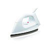 Philips HI113 1000 Watt Plastic Body PTFE Coating Dry Iron White - LXINDIA.COM