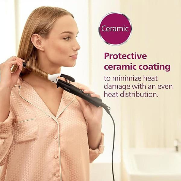 Philips Hair Curler with 16MM Barrel for Long Lasting Bouncy Looking Curls1 - LXINDIA.COM