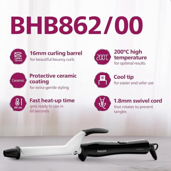 Philips Hair Curler with 16MM Barrel for Long Lasting Bouncy Looking Curls3 - LXINDIA.COM