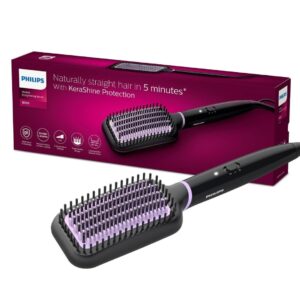 Philips Hair Straightener Brush Style with Volume BHH88010 - LXINDIA.COM