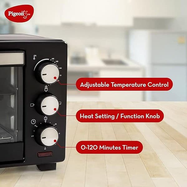 Pigeon Oven Toaster Grill 16 Liters Grey 1 - LXINDIA.COM