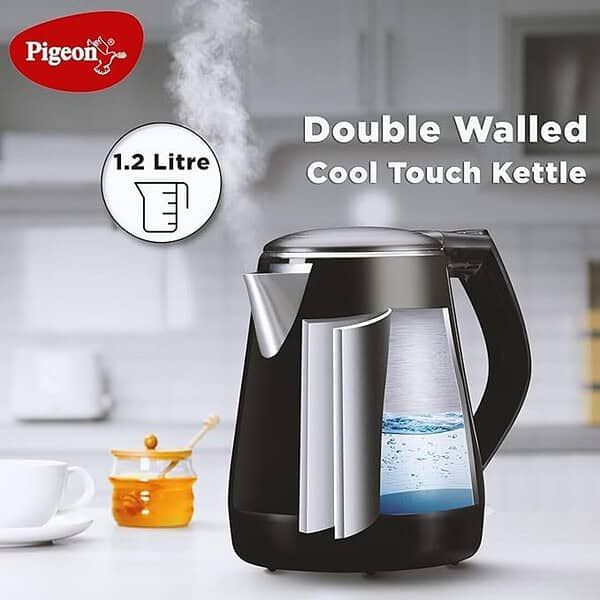 Pigeon Spark 1.2 ltr double walled kettle 1 - LXINDIA.COM