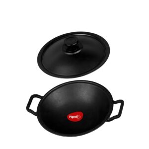 Pigeon by Stovekraft Cast Iron Appachetty with Stainless Steel Lid 22 cm - LXINDIA.COM