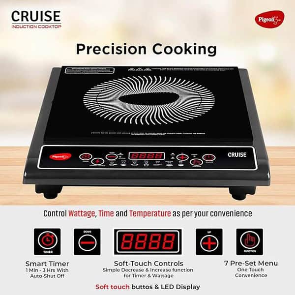 Pigeon by Stovekraft Cruise 1800 watt Induction Cooktop 1 - LXINDIA.COM