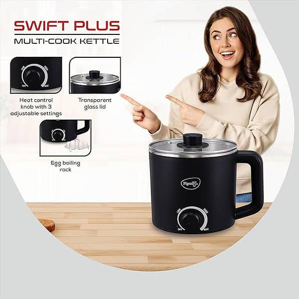 Pigeon by Stovekraft Swift Multi Cook Kettle 1.5L 1 - LXINDIA.COM