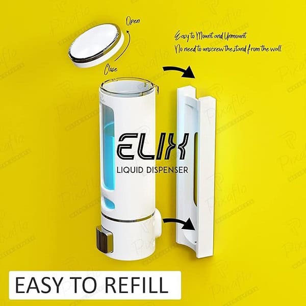 Pixaflo Elix Liquid Sanitizer Dispenser White1 - LXINDIA.COM