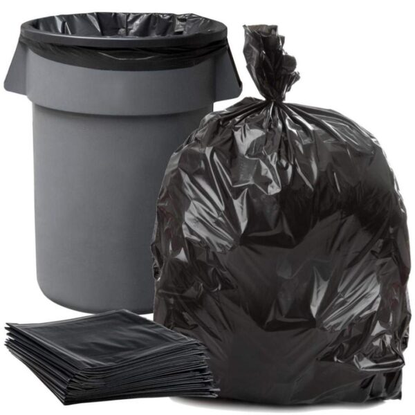 Plasticplace Black Garbage Bags 38x58 55 Gallon 100Case 1.5 Mil - LXINDIA.COM