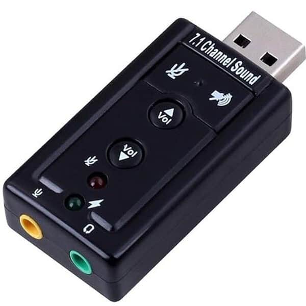 Powerpak USB External Sound Card Audio Mic Adapter for Laptop or PC Just Plug and Play - LXINDIA.COM