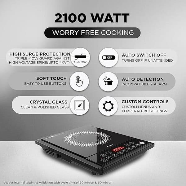 Preethi Indicook IC124 2100 Watt Induction Cooktop 1 - LXINDIA.COM