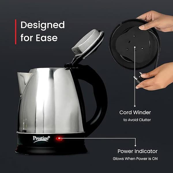 Prestige 1.5 Litres Electric Kettle PKOSS 1.5 1500W 1 - LXINDIA.COM