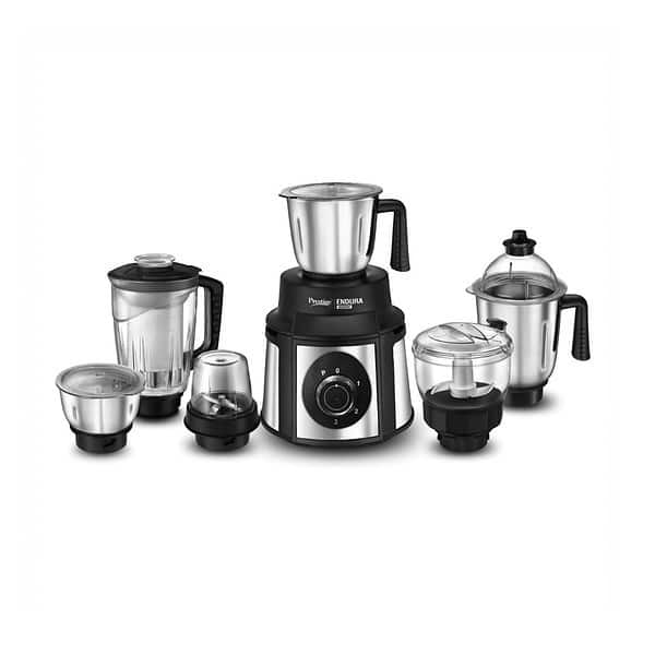 Prestige Endura 1000W Mixer Grinder 6 Jars - LXINDIA.COM