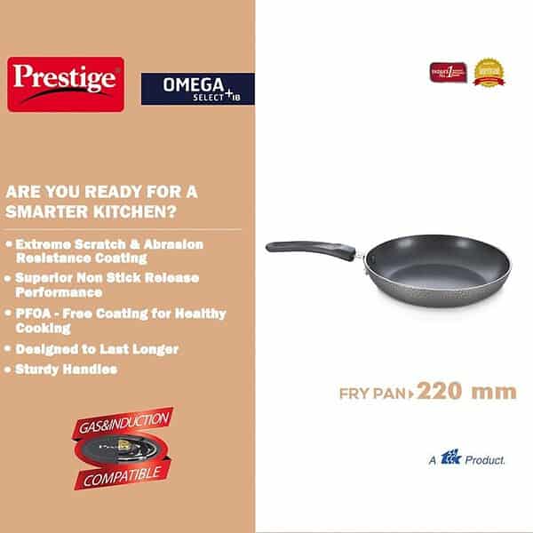 Prestige Omega Select Plus 20cm Non Stick Fry Pan2 - LXINDIA.COM