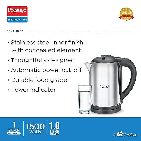 Prestige PKNSS 1.0 Electric Kettle 1 - LXINDIA.COM