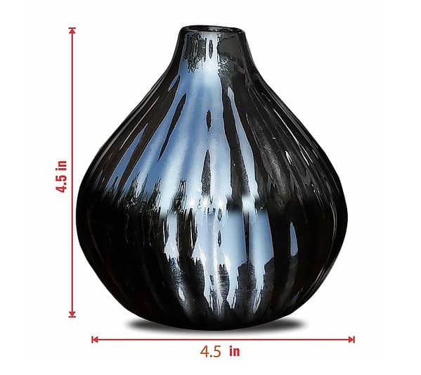 Pure Source India Ceramic Garlic Shape Flower Vase 3 Pieces1 - LXINDIA.COM