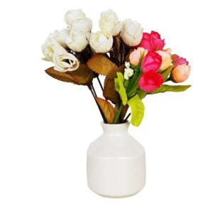 Pure Source India Porcelain Flower Vase - LXINDIA.COM