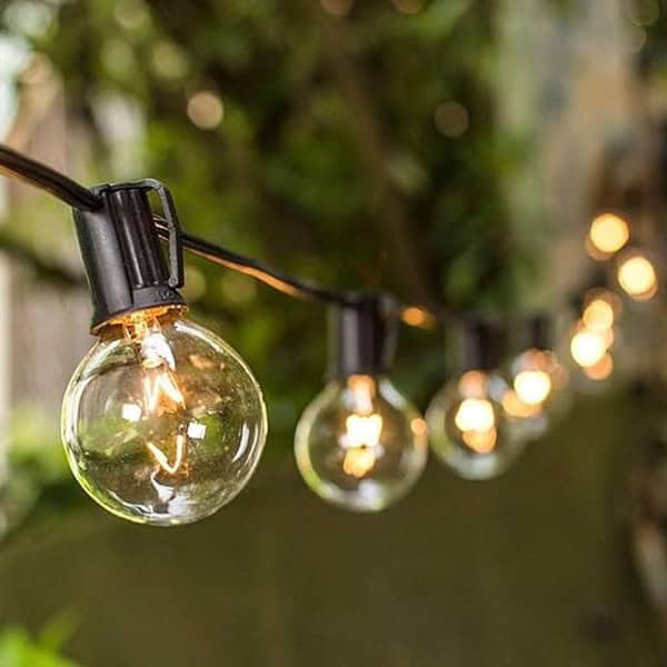 Quace 25ft G40 Globe Hanging Indoor and Outdoor String Lights - LXINDIA.COM