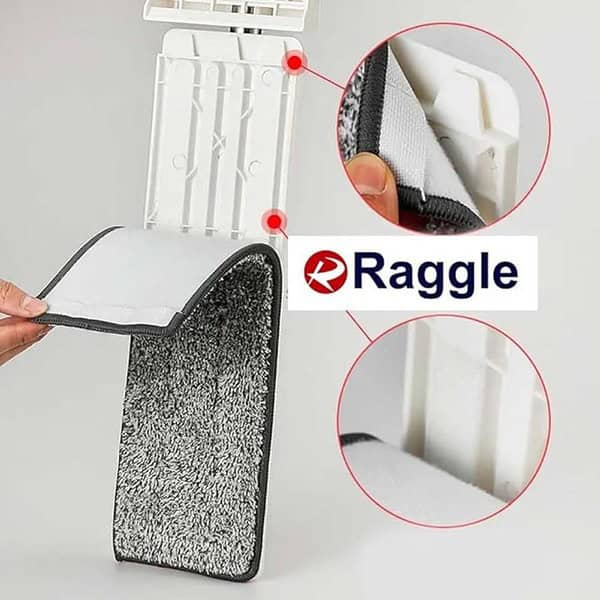 Raggle Flat Microfiber Magic Mop for Floor Cleaning2 - LXINDIA.COM