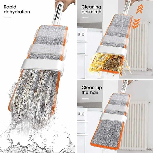 Raggle Flat Microfiber Magic Mop for Floor Cleaning3 - LXINDIA.COM