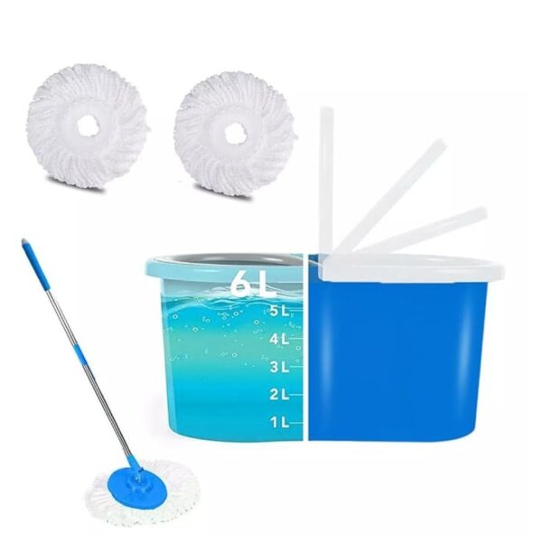 Relson Spin Mop with 2 Refill Blue1 - LXINDIA.COM