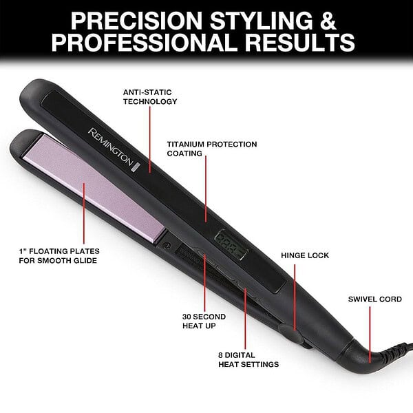 Remington S5500 Digital Anti Static 1 Inch Ceramic Hair Straightener3 - LXINDIA.COM