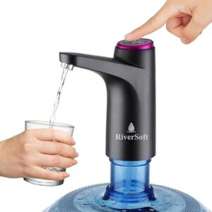 RiverSoft Automatic Water Dispenser for 20 Litre Can Black - LXINDIA.COM