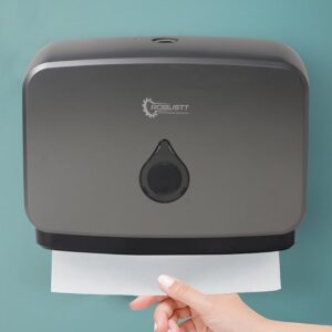 Robustt Wall Mounted Tissue Paper Dispenser Grey - LXINDIA.COM