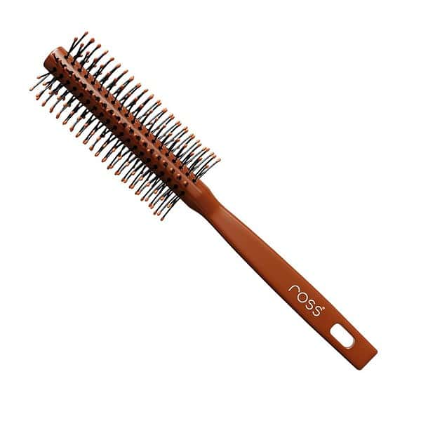 Ross Round Hair Brush for Men Women Chocolate Brown - LXINDIA.COM