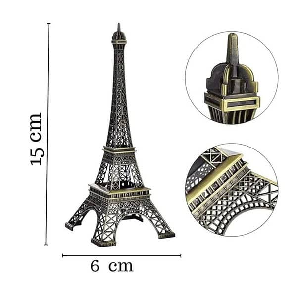 SATYAM KRAFT Metal Eiffel Tower Antique Vintage Statue3 - LXINDIA.COM