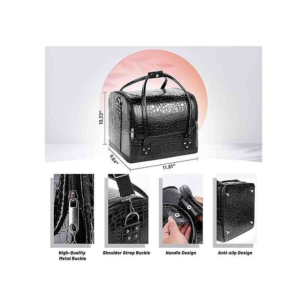 SGMART PU Leather Makeup Organizer H - LXINDIA.COM