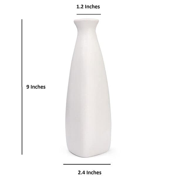 SPHINX Triangular Shape Botle Ceramic Vase2 - LXINDIA.COM