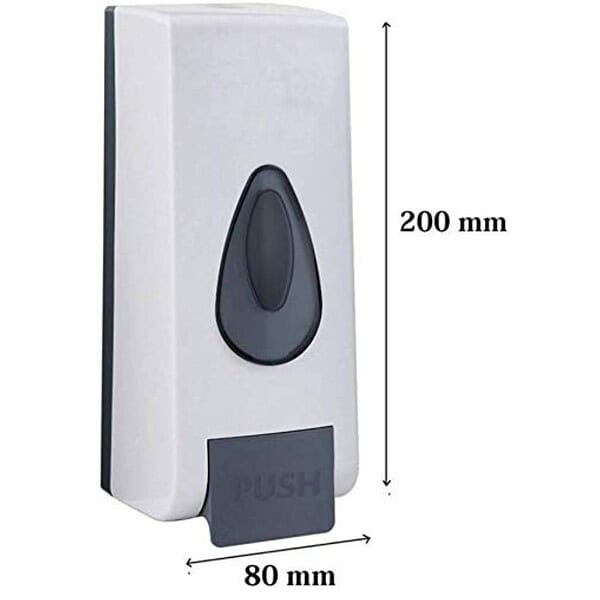 SSSE Heavy Duty White Dew Drop Shampoo Dispenser White2 - LXINDIA.COM