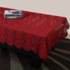 STITCHNEST Net Table Cloth 4 Seater Pack of 1 Maroon - LXINDIA.COM