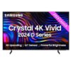 Samsung 108 cm 43 inches D Series Crystal 4K Vivid Ultra HD Smart LED TV Black - LXINDIA.COM