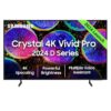 Samsung 138 cm 55 inches D Series Crystal 4K Vivid Pro Ultra HD Smart LED TV Black - LXINDIA.COM