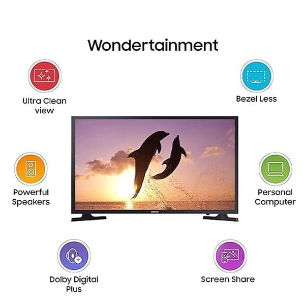 Samsung 80 cm 32 inches HD Ready Smart LED TV Glossy Black1 - LXINDIA.COM