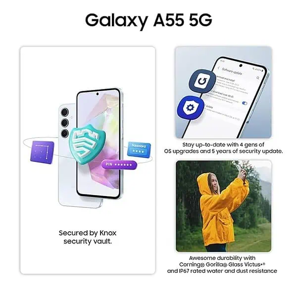 Samsung Galaxy A55 5G Awesome Navy 12GB RAM 256GB Storage 2 - LXINDIA.COM