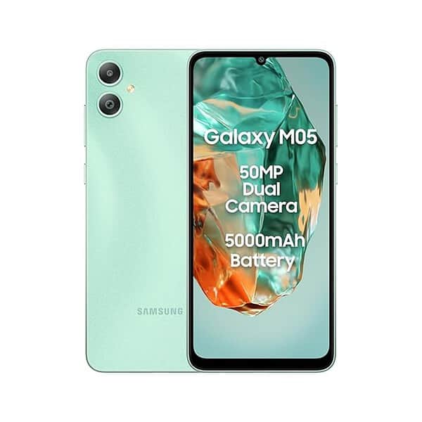 Samsung Galaxy M05 Mint Green 4GB RAM 64 GB Storage - LXINDIA.COM